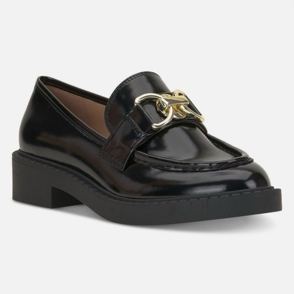 INC International Concepts Shoes - INC International Concepts Glossy Black Loafers